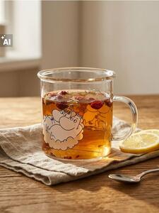 Sinsay - Sklenený hrnček s uchom The Moomins - viacfarebná