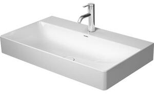 Duravit DuraSquare umyvadlo 80x47 cm, bez přepadu, s otvorem pro baterii, DuraCeram, bílá 2353800041
