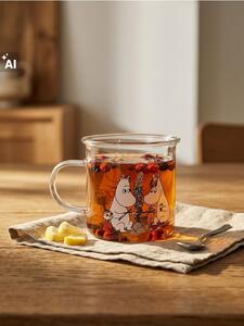 Sinsay - Sklenený hrnček s uchom The Moomins - viacfarebná