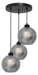 Luster na lanku SOFIA 3xE27/60W/230V čierna