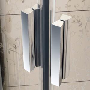 RAVAK Harrs sprchové dvere 100cm 2-dielne posuvné, 97-101cm, bright alu+Transparent BLDP2100BHA