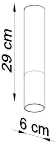 Sollux SL.0951 - Bodové svietidlo LOOPEZ 1xGU10/10W/230V čierna/zlatá