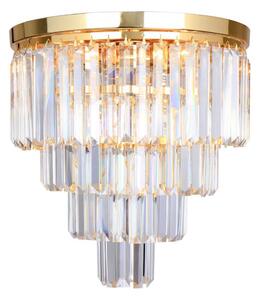 Zuma Line FC17106/4+1 -GLD - Krištáľové stropné svietidlo AMEDEO 5xE14/40W/230V