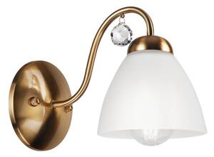 Nástenná lampa MIRANDA 1xE27/60W/230V zlatá