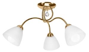 Prisadený luster MIRANDA 3xE27/60W/230V zlatá