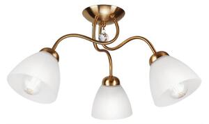 Prisadený luster MIRANDA 3xE27/60W/230V zlatá