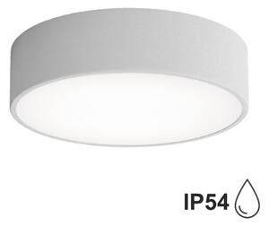Kúpeľňové stropné svietidlo CLEO 2xE27/24W/230V pr. 30 cm šedá IP54