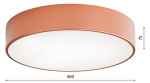 LED Stropné svietidlo CLEO LED/43W/230V 3000K pr. 40 cm medená