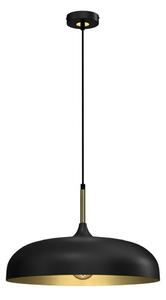 Luster na lanku LINCOLN 1xE27/60W/230V pr. 45 cm čierna