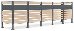 Skriňa pre 5 odpadkových košov 120l alebo 240l Breda CoverTech