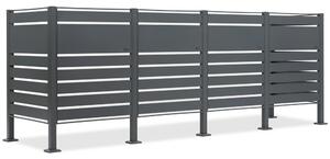 Puzdro pre 4 120l alebo 240l odpadkové koše Halen CoverTech antracit