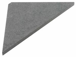 SAPHO AE200-4033 Abeline rohová polica rockstone 20 x 20 cm, concrete