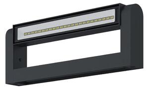 Brilagi -LED Vonkajšie nástenné svietidlo SALERNO LED/12W/230V 35,5 cm antracit IP65