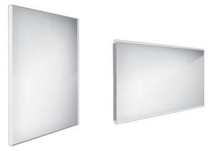 NIMCO zrkadlo podsvietené LED 9000 60 x 80 cm hliníkový rám ZP 9002