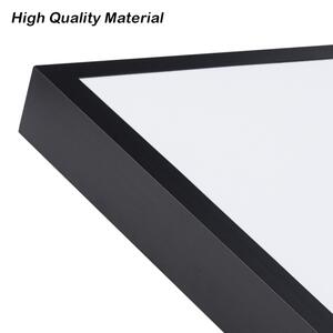 Brilagi-LED Stmievateľné kúpeľňové svietidlo FRAME SMART LED/96W/230V IP44 čierne + diaľkové ovládanie