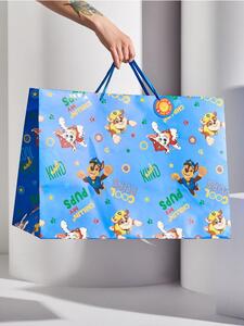 Sinsay - Darčeková taška XL PAW Patrol - indigová