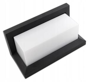 LED Vonkajšie nástenné svietidlo so senzorom LED/12W/230V IP54 čierna