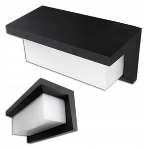 LED Vonkajšie nástenné svietidlo so senzorom LED/12W/230V IP54 čierna