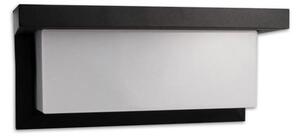 LED Vonkajšie nástenné svietidlo so senzorom LED/12W/230V IP54 čierna