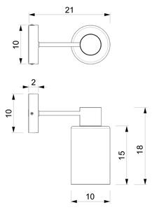 Nástenná lampa MADERA 1xE27/60W/230V biela/drevo