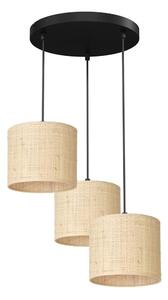 Luster na lanku RATTAN 3xE27/60W/230V ratan