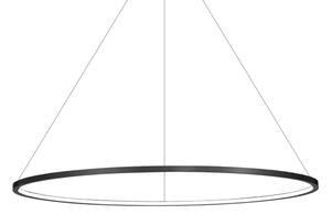 LED luster na lanku SATURNO LED/57W/230V pr. 100 cm IP44 čierna