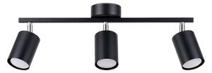 Sollux SL.1128 - Bodové svietidlo LEMMI 3xGU10/40W/230V čierna