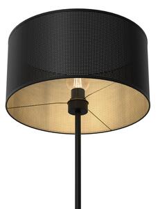 Stojacia lampa LOFT SHADE 1xE27/60W/230V čierna/zlatá