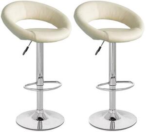 2x Barová stolička Hawaj CL-3230 krémová