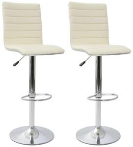 2x Barová stolička Hawaj CL-3233 krémová