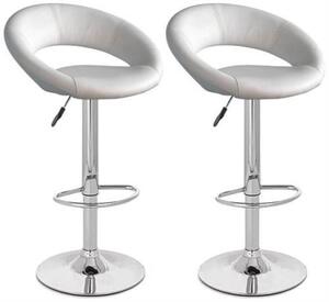 2x Barová stolička Hawaj CL-3230 biela