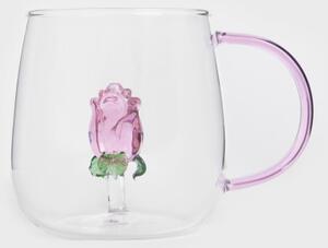 Šálka ROSADO s ružou 724565 400 ml