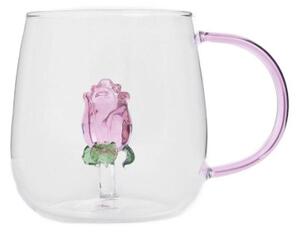 Šálka ROSADO s ružou 724565 400 ml