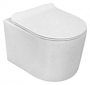 LAVITA LOSO set 2v1- závesná WC misa Rim+ + WC sedátko LOSO so SoftClose biela