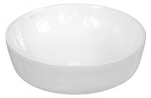 LAVITA CORDOBA - keramické umývadlo na dosku miska 41,5 cm v Slim dizajne bez prepadu biele