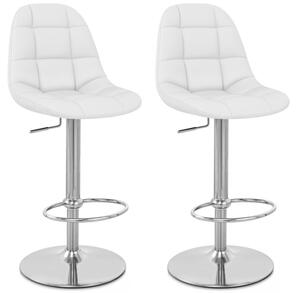 2x Barová stolička Hawaj CL-8023 biela