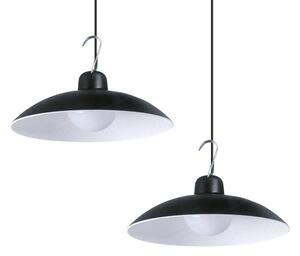 SADA 2x LED Solárne závesné svietidlo LED/6W/3,7V 2000 mAh IP44 + DO