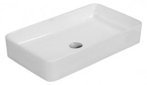 LAVITA PASANA - keramické umývadlo na dosku 60 x 35cm v Slim dizajne biele