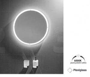 NIMCO zrkadlo podsvietené LED 24000 600 x 600 mm kruh hliníkový rám ZP 24000R