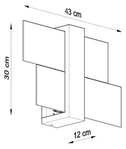 Brilagi - LED Nástenné svietidlo HERA 1xE27/7,5W/230V drevo