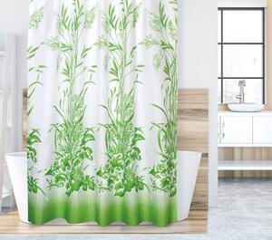 Brotex Koupelnový závěs zelená tráva