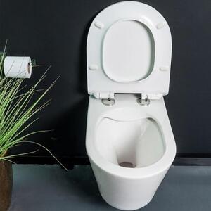 LAVITA GALVE set 2v1- závesná WC misa Rim+ + WC sedátko GALVE Slim so SoftClose biela