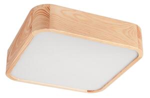 Stropné svietidlo NATURAL SQUARE 2xE27/15W/230V 35x35 cm borovica