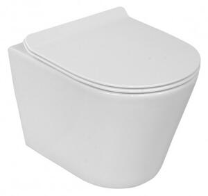 LAVITA GALVE set 2v1- závesná WC misa Rim+ + WC sedátko GALVE Slim so SoftClose biela