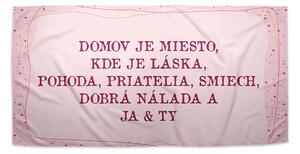Sablio Uterák Domov 3 - 30x50 cm