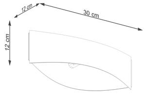 Sollux SL.1188 - Nástenné svietidlo TONI 1xG9/8W/230V biela