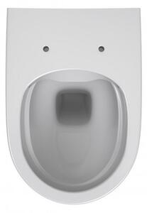 VILAN ZANTE - závesná WC misa Rimless, bez sedátka, biela