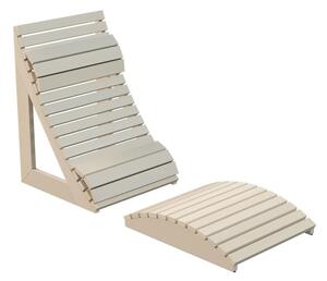 Sentiotec Fibuflex 504-A – ergonomické ležadlo do sauny z osiky