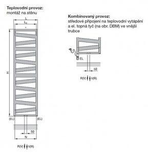ZEHNDER Kazeane radiátor 1567 x 500 mm pre teplovod/kombi prevádzku Beige Quartz RK-160-050-0523