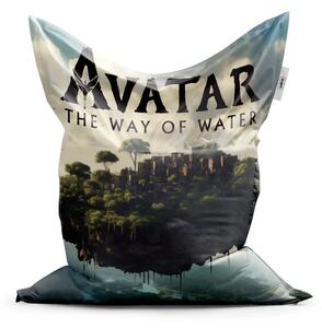 Sablio Sedací vak Avatar The Way of Water Lietajúce mesto - 150x100 cm